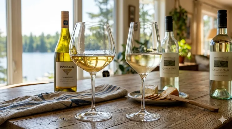 Chardonnay vs Sauvignon Blanc glass shapes compared chardonnay glass vs sauvignon blanc