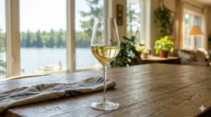 Slim tapered Sauvignon Blanc wine glass