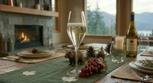 Elegant champagne flute for sparkling wine | Flûte à champagne élégante pour vin pétillant