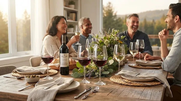 Elegant, affordable wine glasses set for Canadian dinner parties.