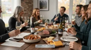 Graphic icon displaying durable, dishwasher-safe short stem wine glasses for small hands built to withstand everyday Canadian household use.