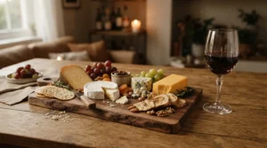 Versatile wine glasses for everyday use paired with a weekend charcuterie and cheese board